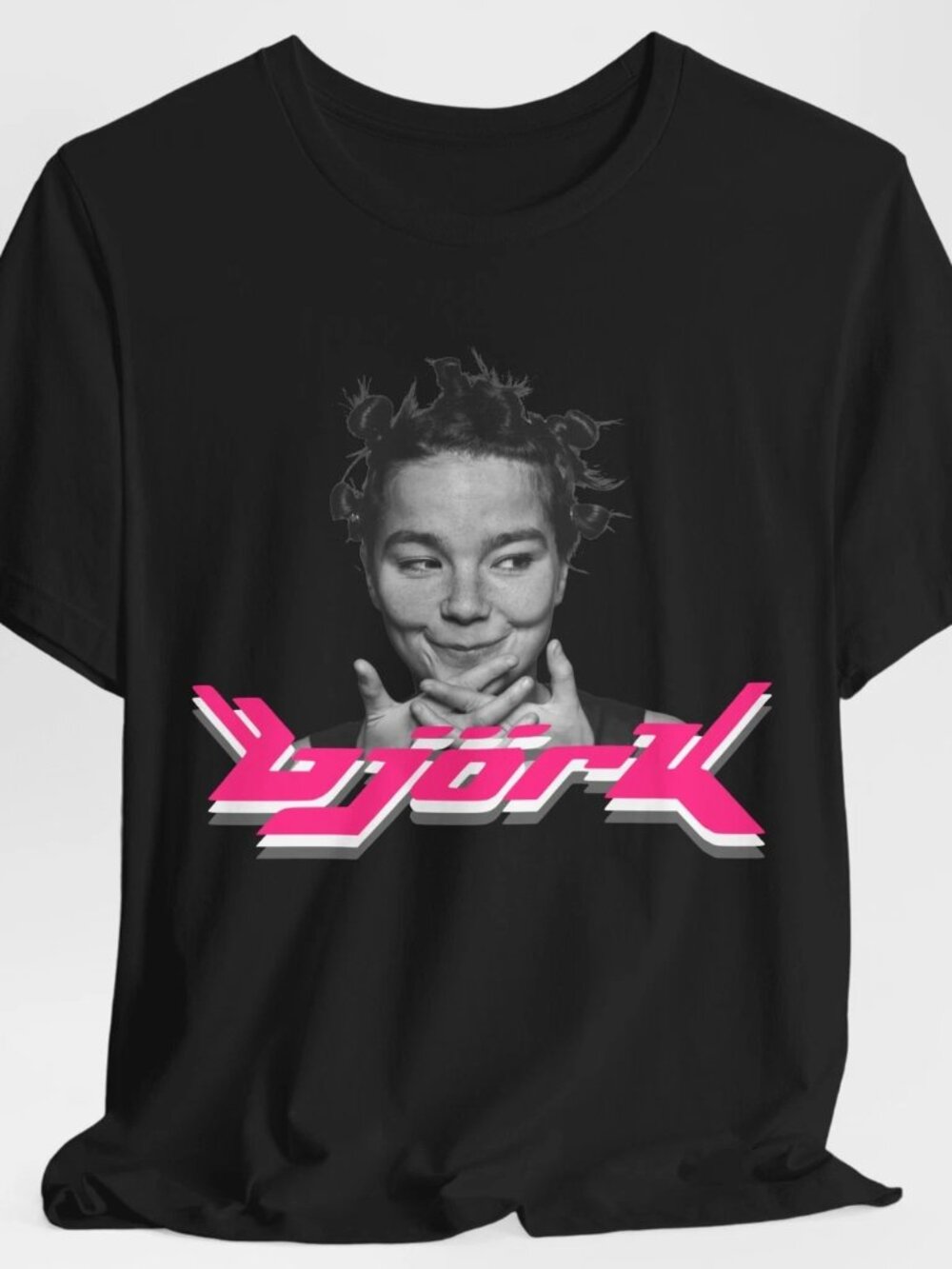 Retor Björk T-Shirt – Retro Bjork Graphic Music T Shirt  91